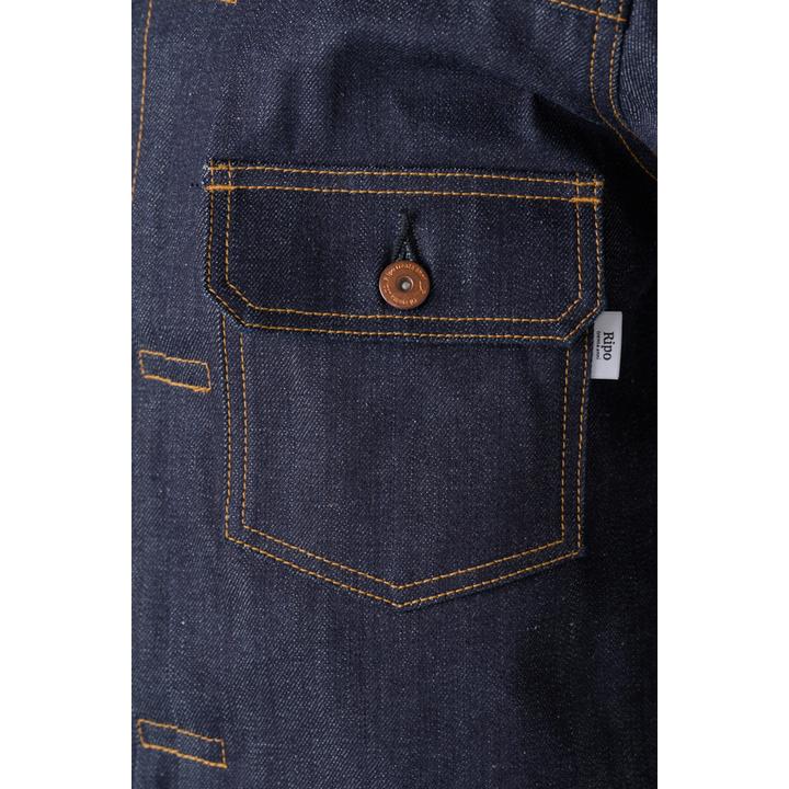 12Anniv 1st FLAP PKT TYPE RIGID DENIM JK (TAKAYA PURPLE SELVAGE