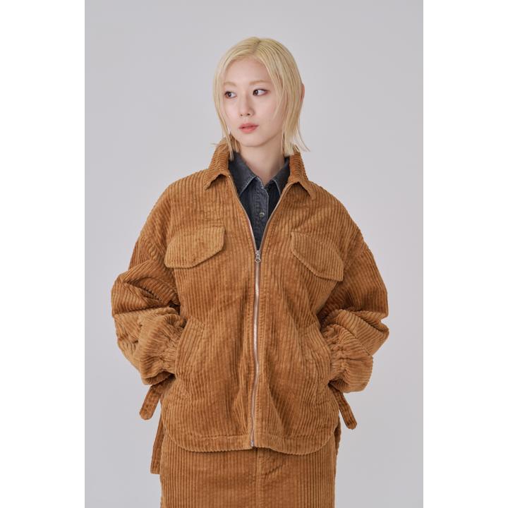 CORDUROY OVER ZIP JK