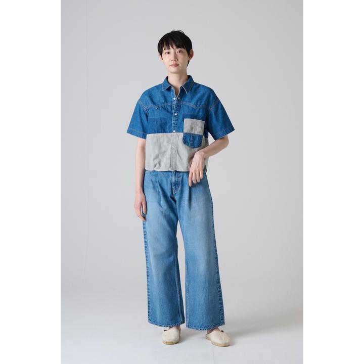 PATCH WORK DENIM SH