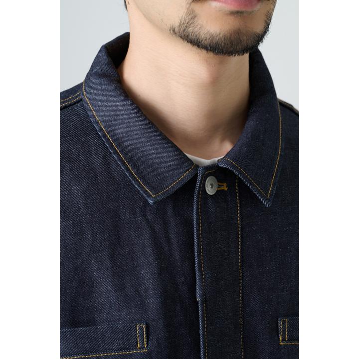 DENIM SHORT COVERALL