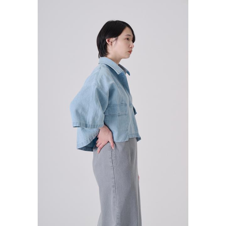 CROPPED SKIPPER DENIM SH