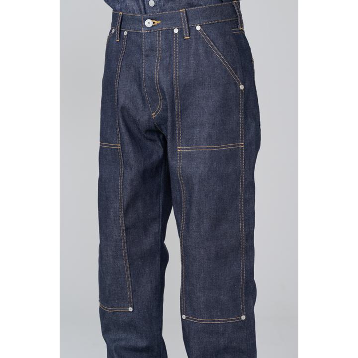 DOUBLUE KNEE SELVAGE DENIM TROUSER