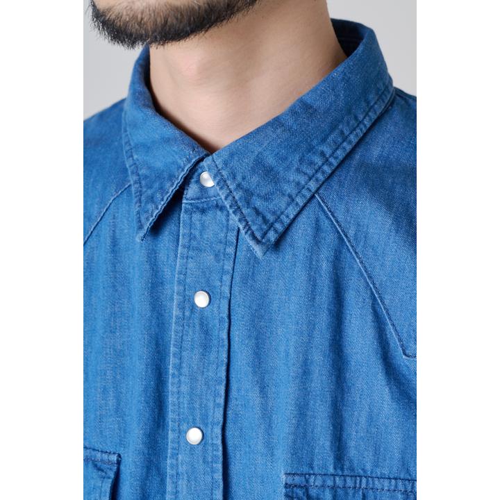 GRADATION DENIM SHIRT
