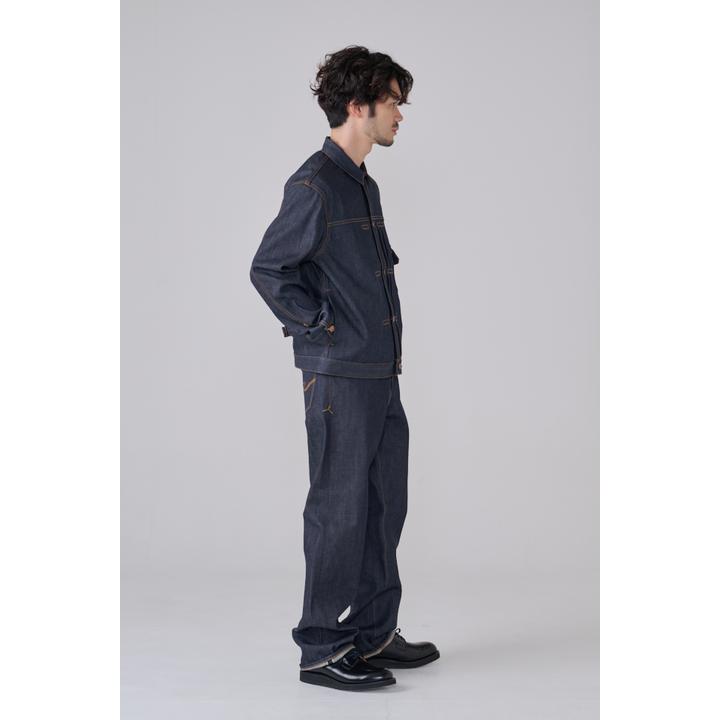 12Anniv 1st FLAP PKT TYPE RIGID DENIM JK (TAKAYA PURPLE SELVAGE