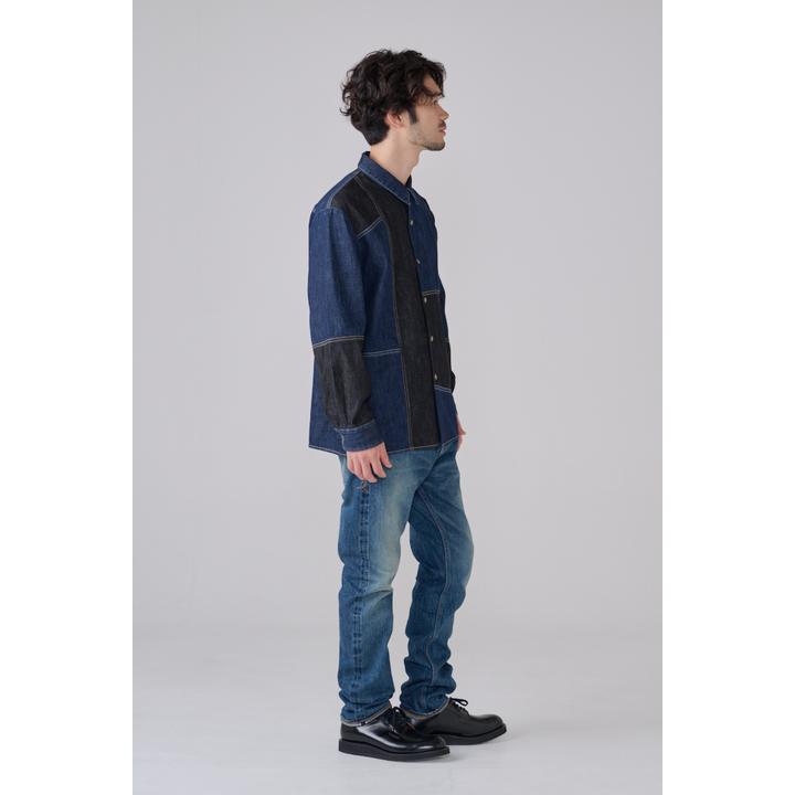 DENIM PATCHWORK SHIRT