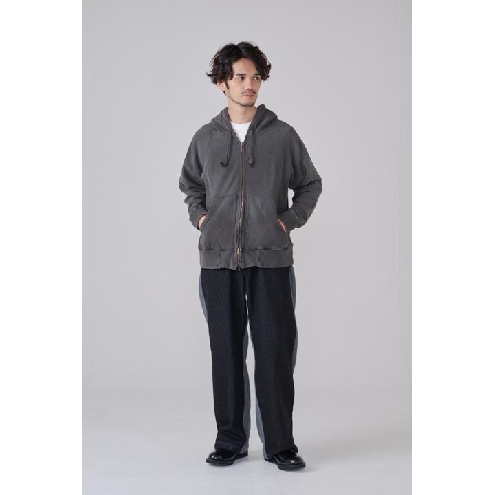 ZIP UP GRUNGE HOODIE