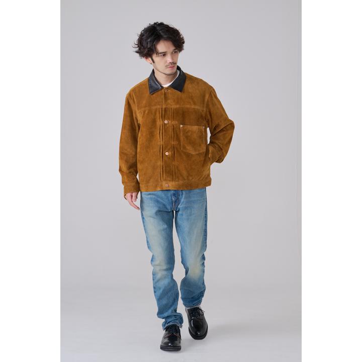 SUEDE×LEATHER JACKET