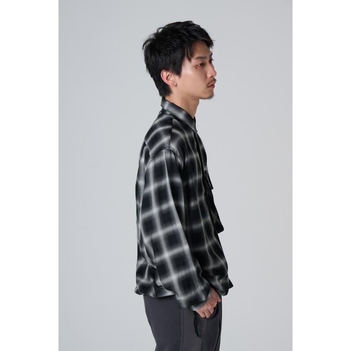 FRENCH ARMY POCKET PLAID SHIRT