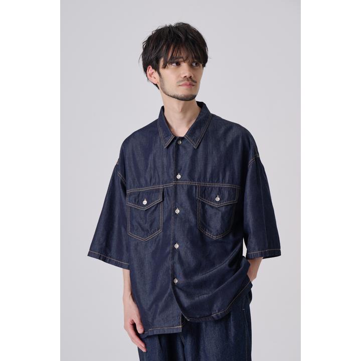 LINEN DENIM SHIRT