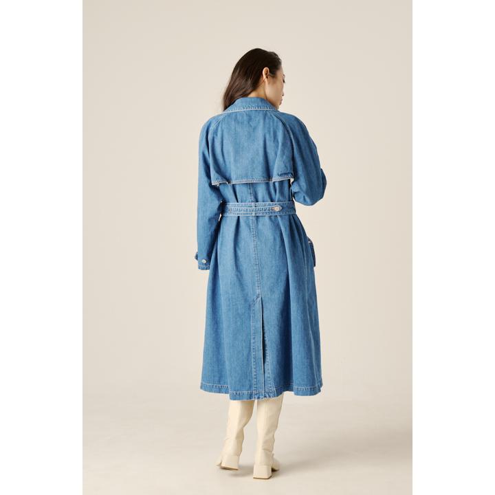 DENIM TRENCH CT