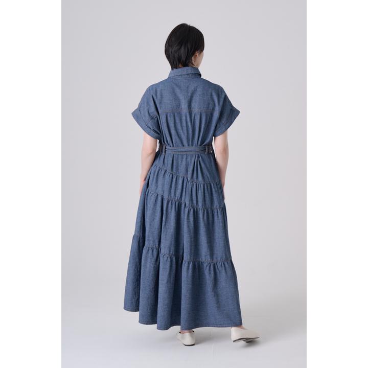ASYMMETRY DENIM OP
