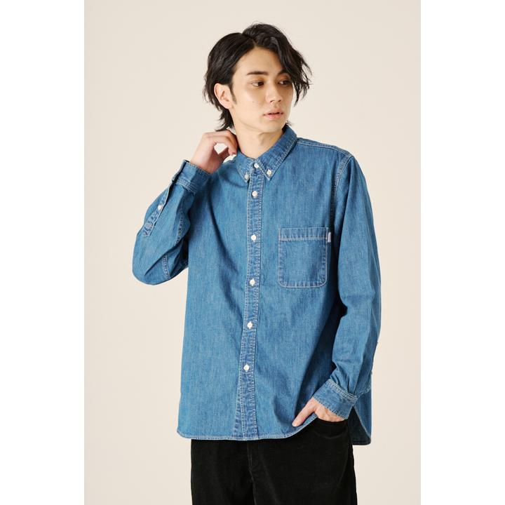 DENIM BOTTON DOWN SHIRT