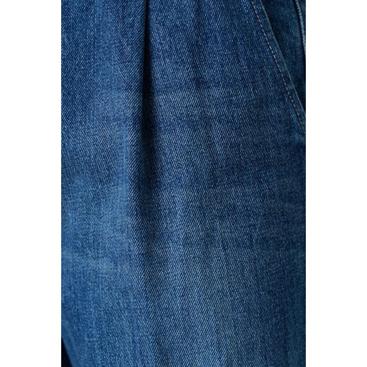 TUCK DENIM TROUSER