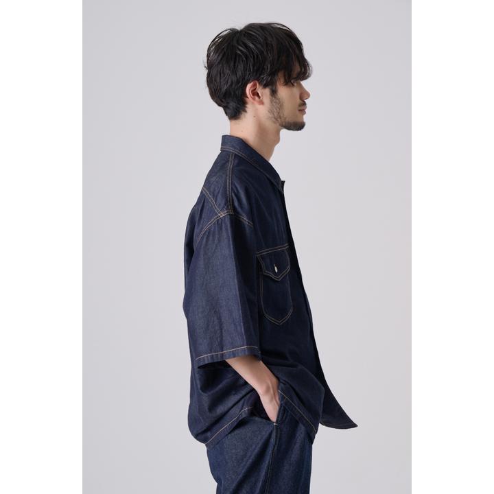LINEN DENIM SHIRT
